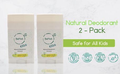 All-natural Deodorants for Kids & Teens - 2-Pack Kids