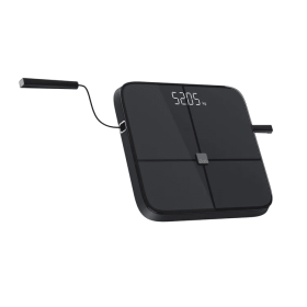 Smart Home Improvement Smart Body Fat Bmi Body Composition Smart Scale 8 Electrode - Black