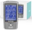 NURSAL TENS EMS Unit;  Electric Muscle Stimulator Machine for Back Pain Relief Therapy & Management;  24 Modes 8 Replacement Electrode Pads - Silver