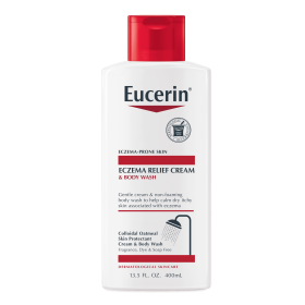 Eucerin Eczema Relief Cream & Body Wash, Eczema Body Wash, 13.5 Fl Oz Bottle - Eucerin