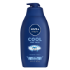 NIVEA MEN Cool Body Wash with Icy Menthol, Men Body Wash, 30 Fl Oz Bottle - NIVEA