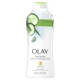 Olay Fresh Outlast Body Wash with Notes of Cucumber and Aloe, 22 fl oz - Olay