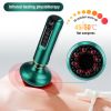Electric Cupping Massager Vacuum Suction Cup GuaSha Anti Cellulite Beauty Health Scraping Infrared Heat Slimming Massage Therapy - 12 levels-steel bea