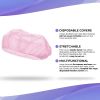 Disposable Hair Cap 21". Pack of 50 Pink Mob Caps. Polypropylene Bouffant Caps with Elastic Stretch Band; Disposable Hair Covers. Disposable Surgical