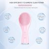 Rejuvenate Your Skin with a Portable USB Electric Silicone Face Cleaning Brush Spa! - Pink