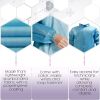 Disposable Gowns X-Large. Pack of 10 Blue Lab Coat Men 40 gsm Polypropylene Polyethylene Surgical Gowns with Collar; Loop Fastener; Long Sleeves; Elas