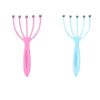 1pc Five-Claw Head Massager; 7.08*3.34in; Portable Head Massage Tool For Pressure Relief - Blue