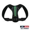 Adjustable Back Shoulder Posture Corrector Belt Clavicle Spine Support Reshape Your Body Home Office Sport Upper Back Neck Brace - Green - S for weigh